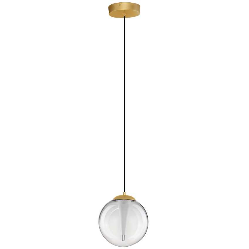 Skleněné závěsné LED světlo Nova Luce Gi 22 cm