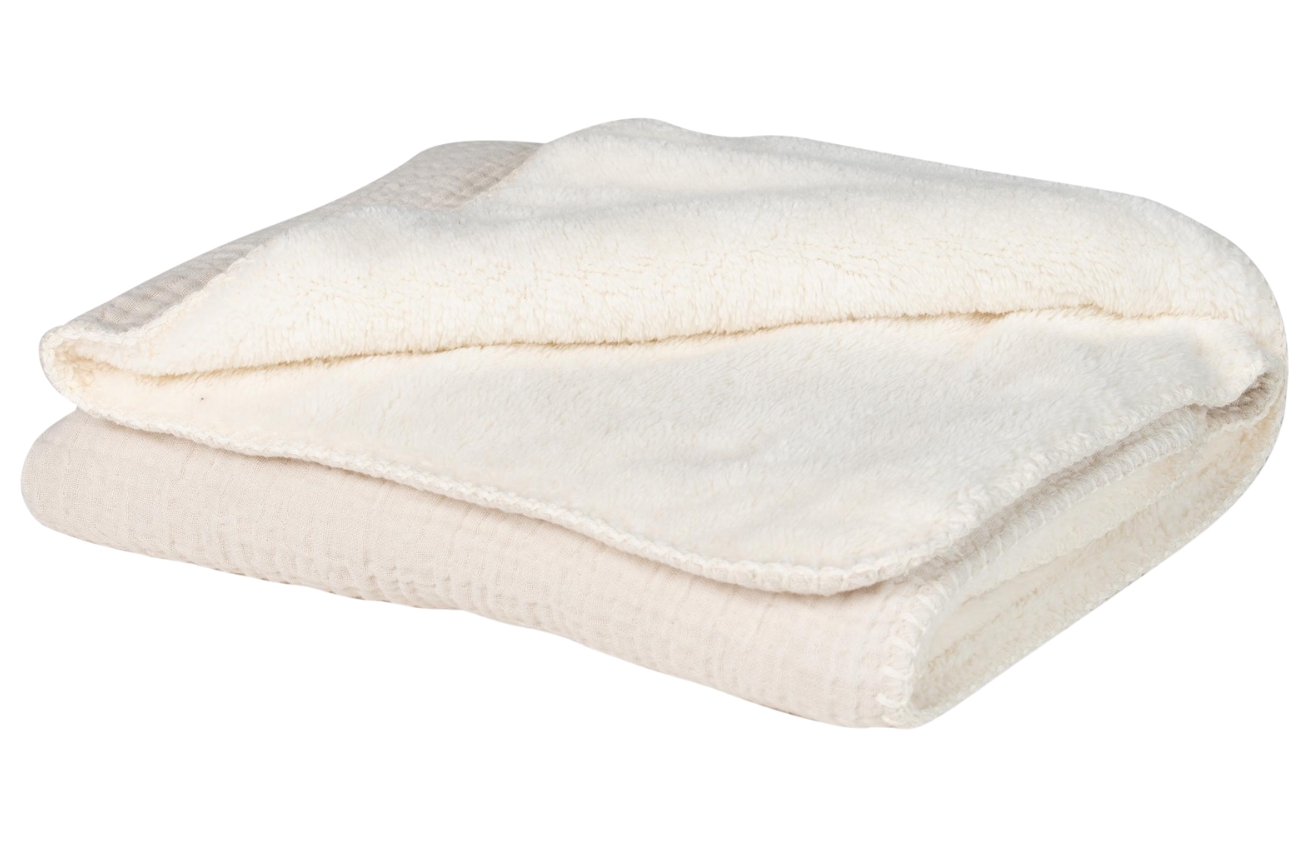 Béžová dětská deka Quax Natural 80 x 65 cm