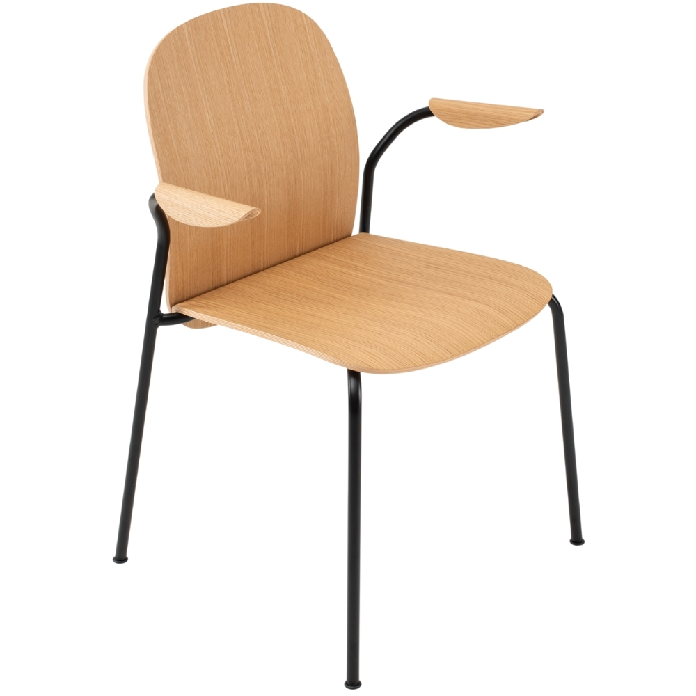 Gazzda Dubová konferenční židle Book s područkami