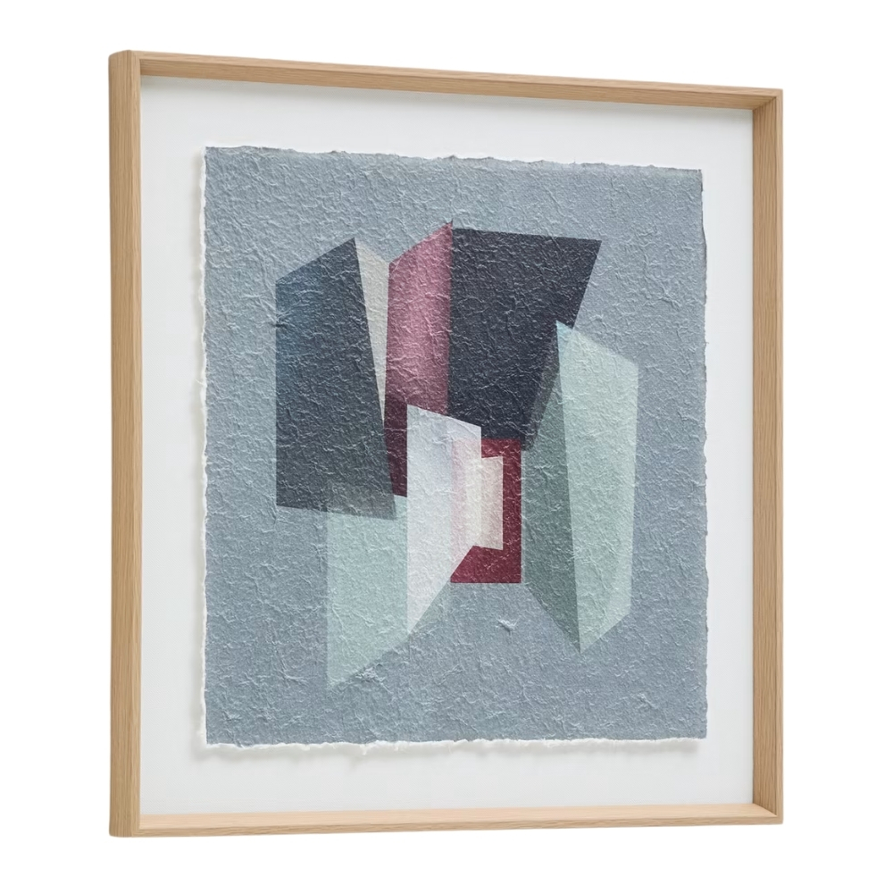 Kave Home Abstraktní obraz Veluni 60 x 60 cm