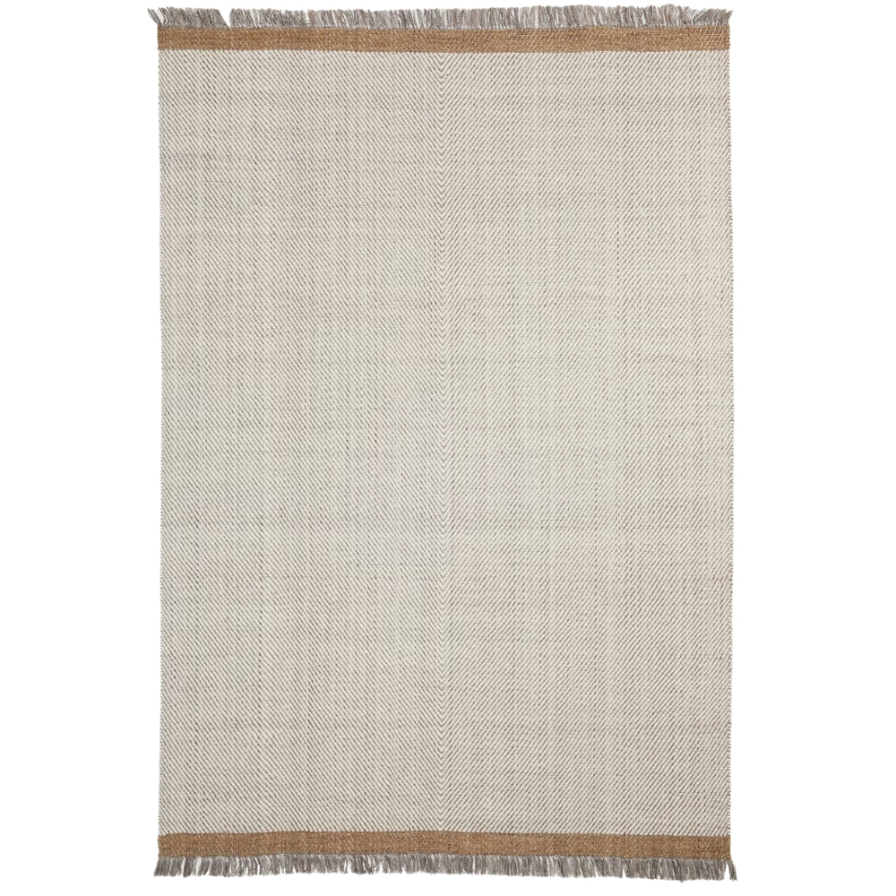 Kave Home Béžový vlněný koberec Brina 200 x 300 cm