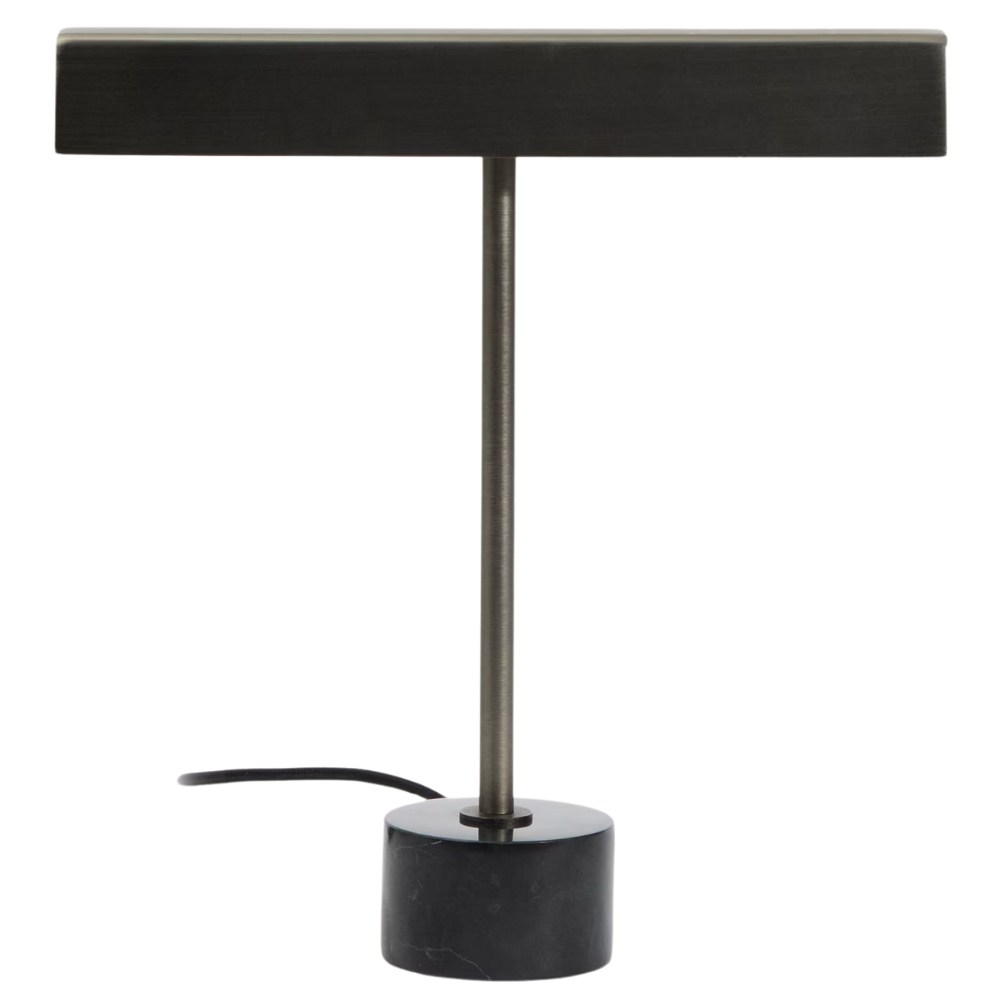 Kave Home Černá kovová stolní lampa Lynor