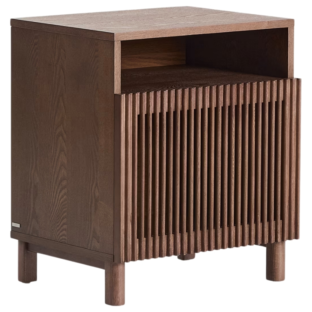 Kave Home Ořechový noční stolek Beyla 53 x 42