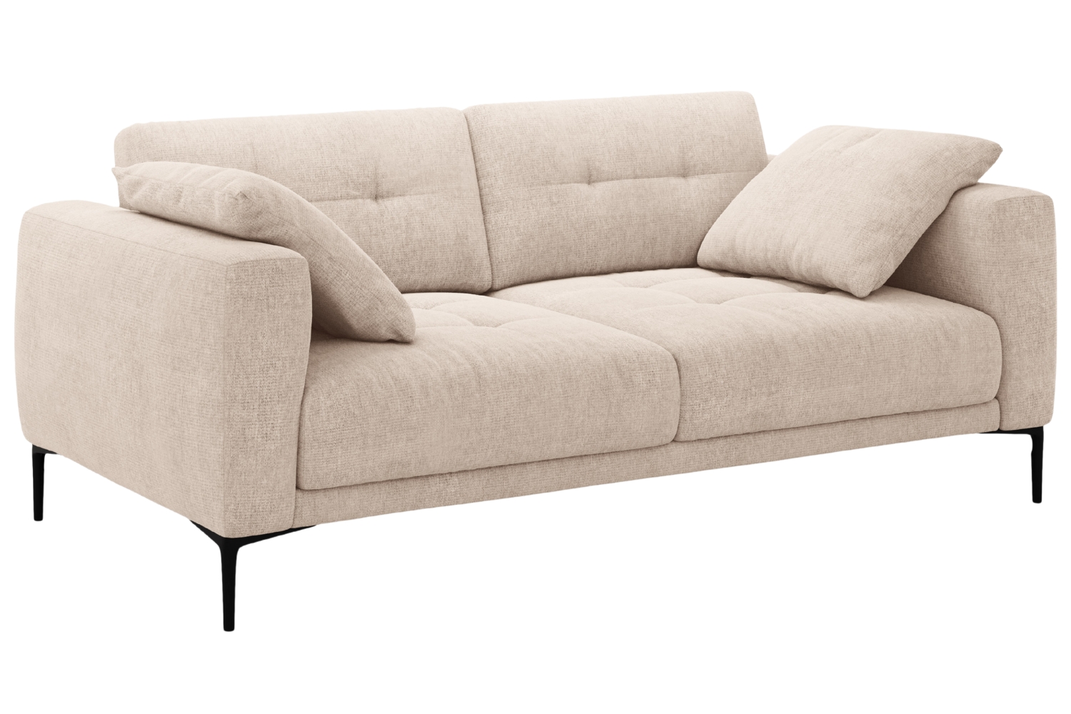 Micadoni Pískově hnědá čalouněná trojmístná pohovka Bemy 200 cm