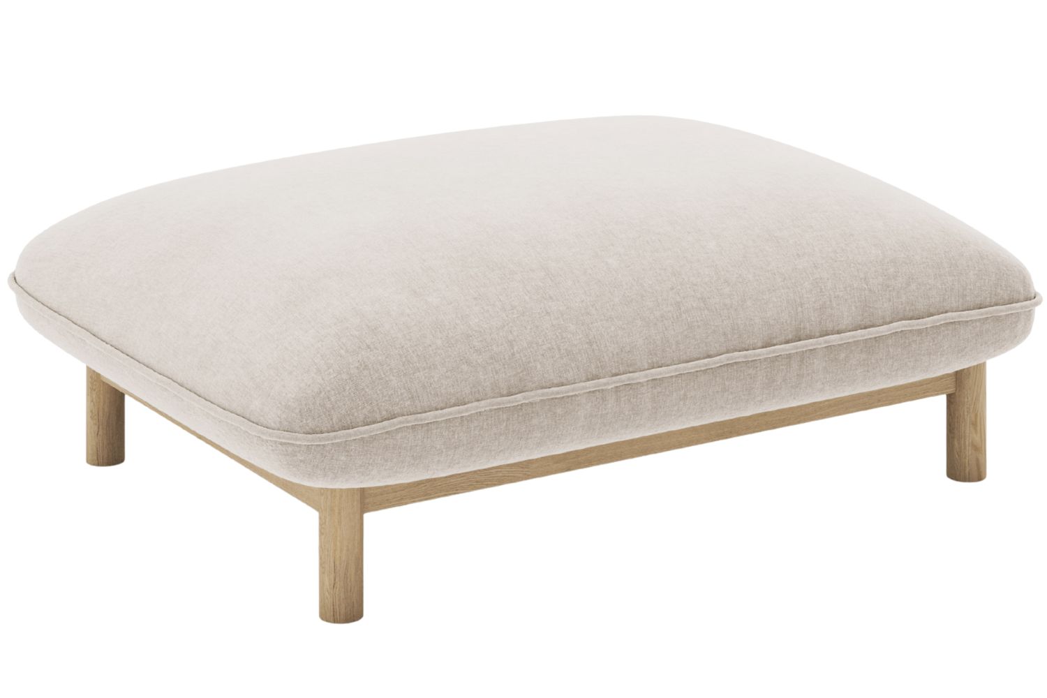 Micadoni Světle béžová podnožka Ada 95 x 65 cm