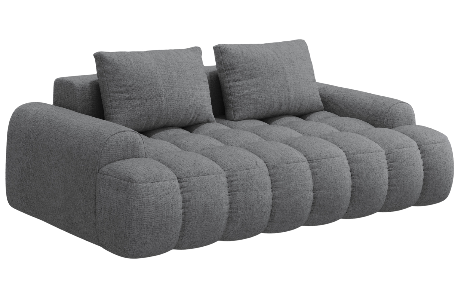 Cosmopolitan Design Šedá trojmístná pohovka Linz 200 cm