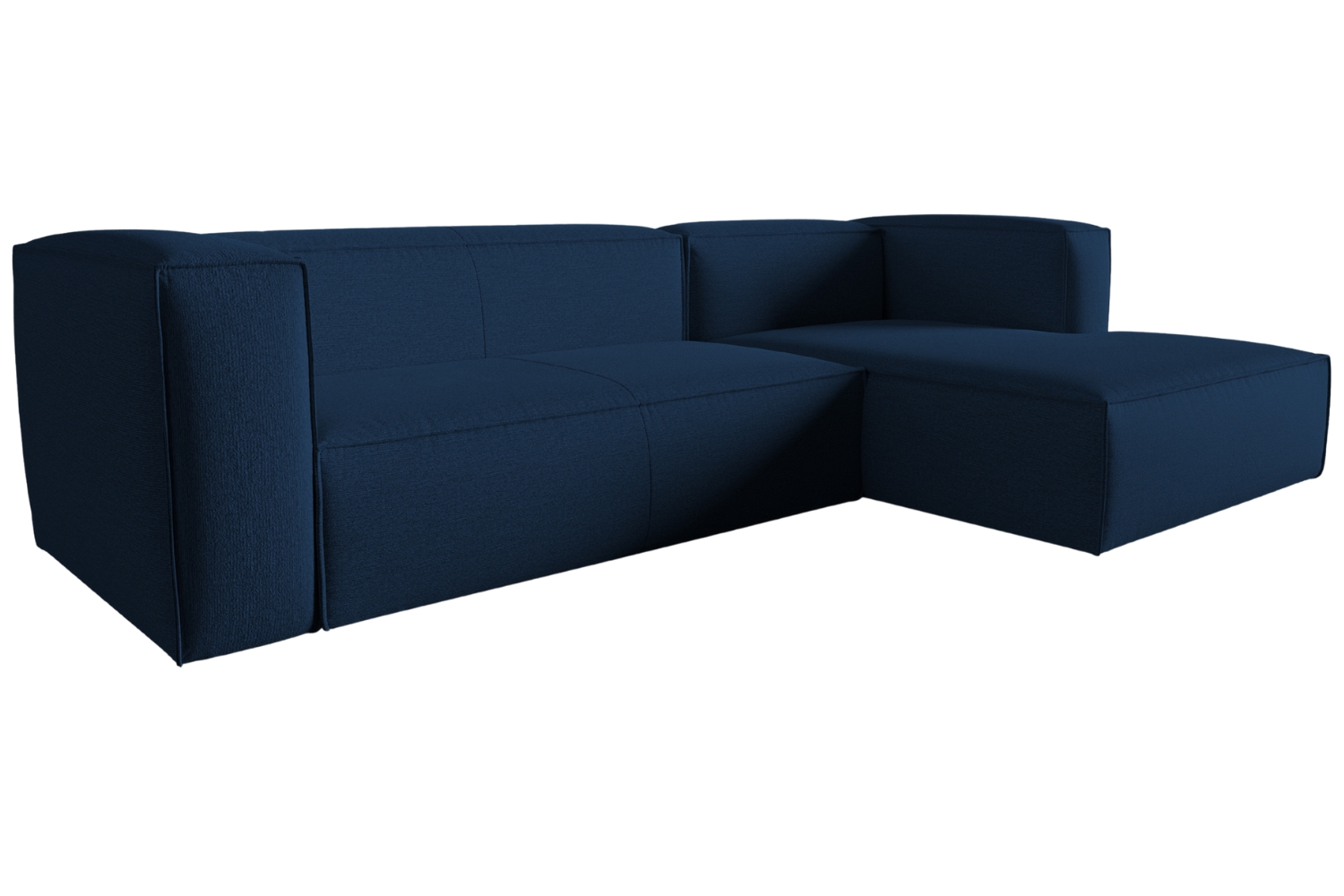 Cosmopolitan Design Tmavě modrá rohová pohovka Mackay 282 cm