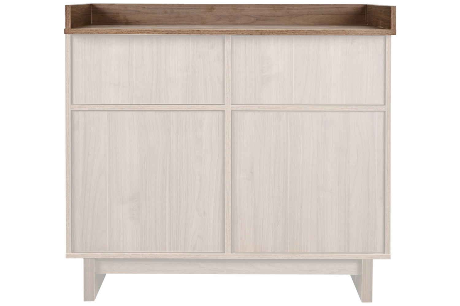 Hnědá nástavba pro přebalovací komodu Quax Kyo