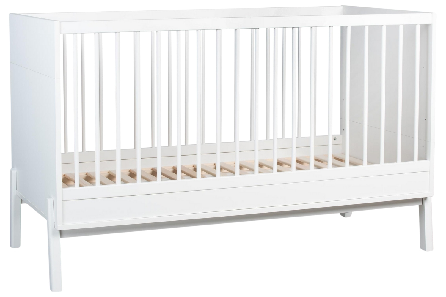 Krémově bílá dětská rostoucí postýlka Quax Ashi 70 x 140 cm