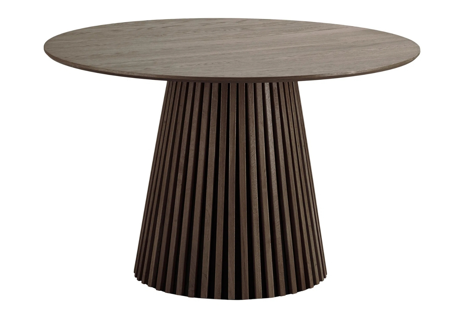 Nordic Living Hnědý dubový jídelní stůl Osaka 120 cm