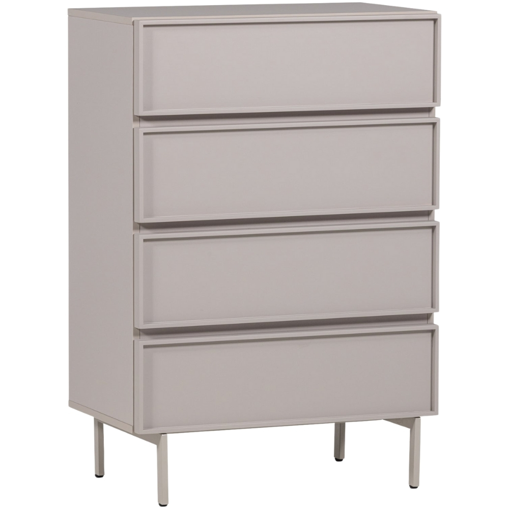 WOOOD Světle šedá komoda Tours 70 x 42 cm