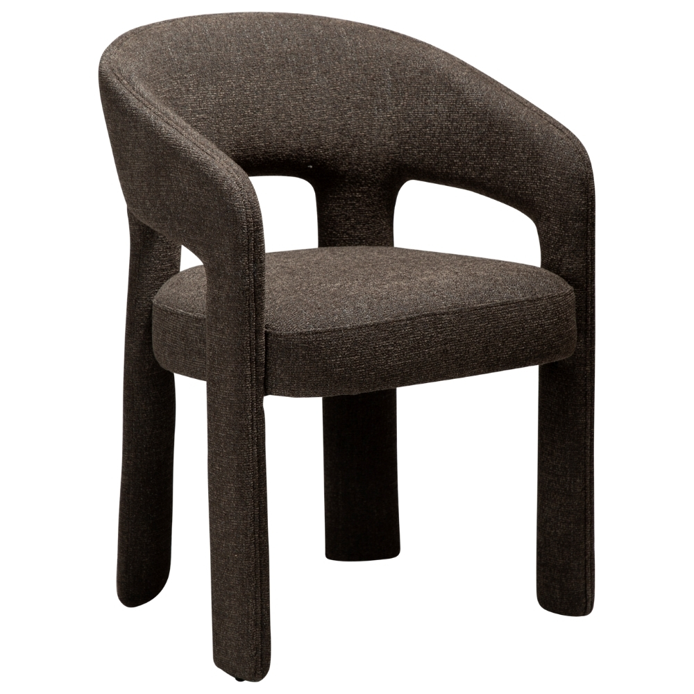 ​​​​​Dan-Form Hnědá bouclé jídelní židle DAN-FORM Splendor