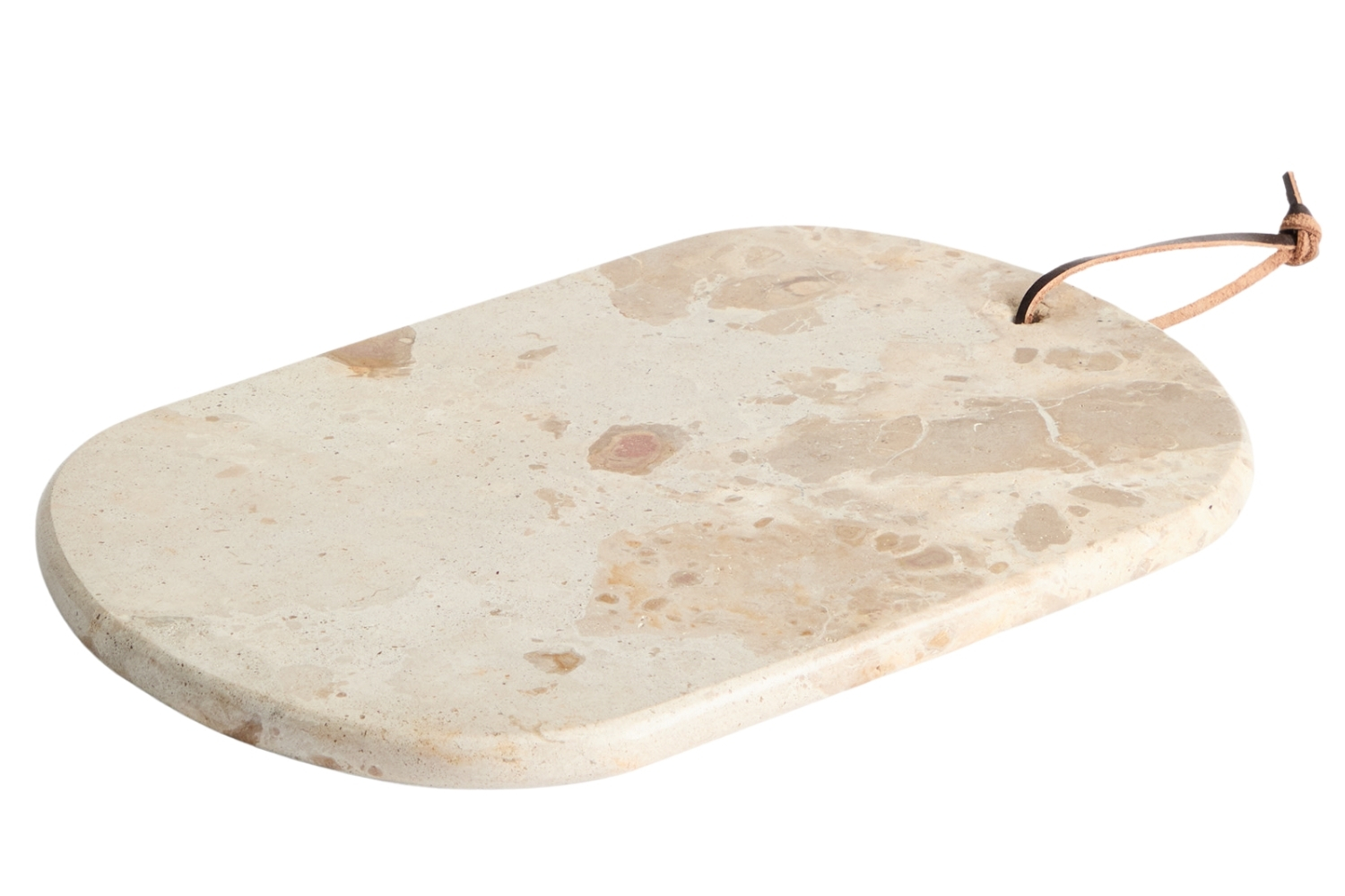 Kave Home Béžové mramorové servírovací prkénko Orlina 35 x 23 cm