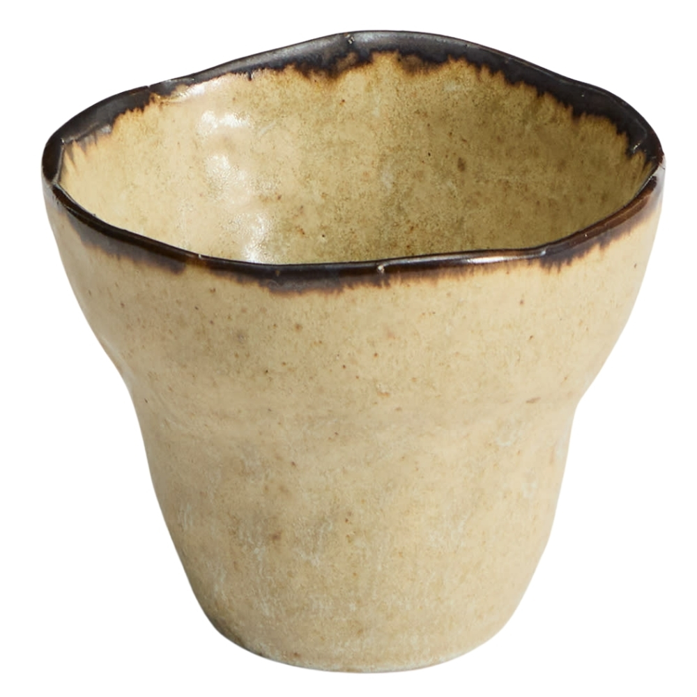 Kave Home Hnědý keramický hrnek Abela 360 ml