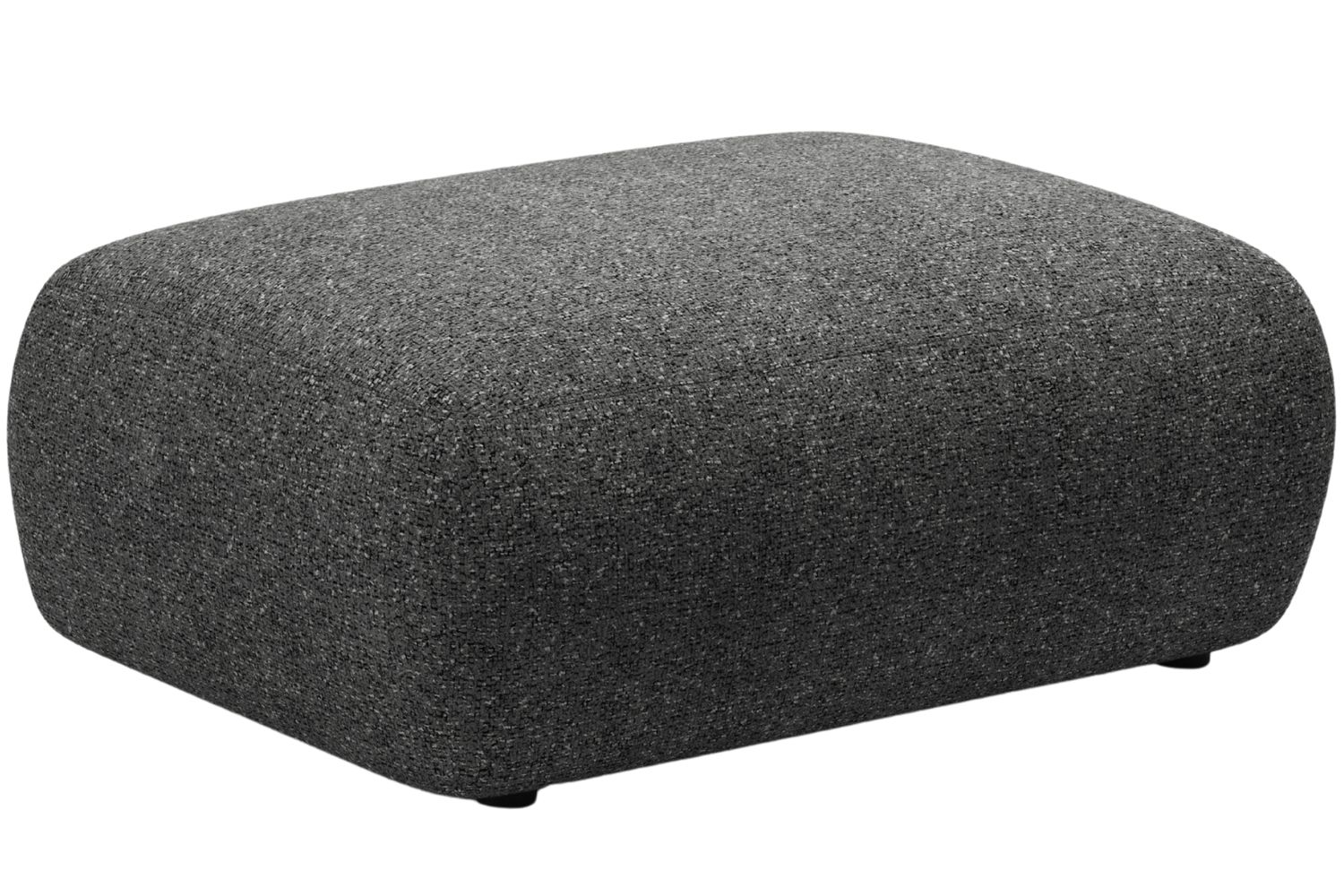 Micadoni Tmavě šedá podnožka Kate 99 x 60 cm