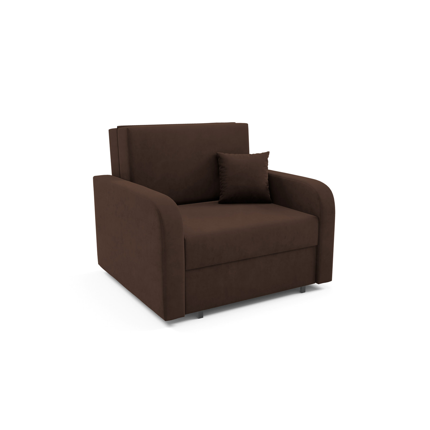 Rozkládací pohovka FERONI I Hnědá