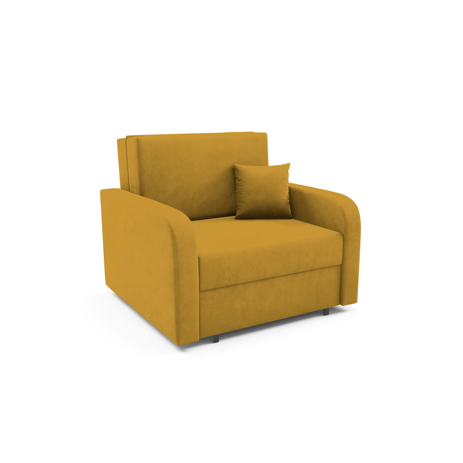 Rozkládací pohovka FERONI I Žlutá