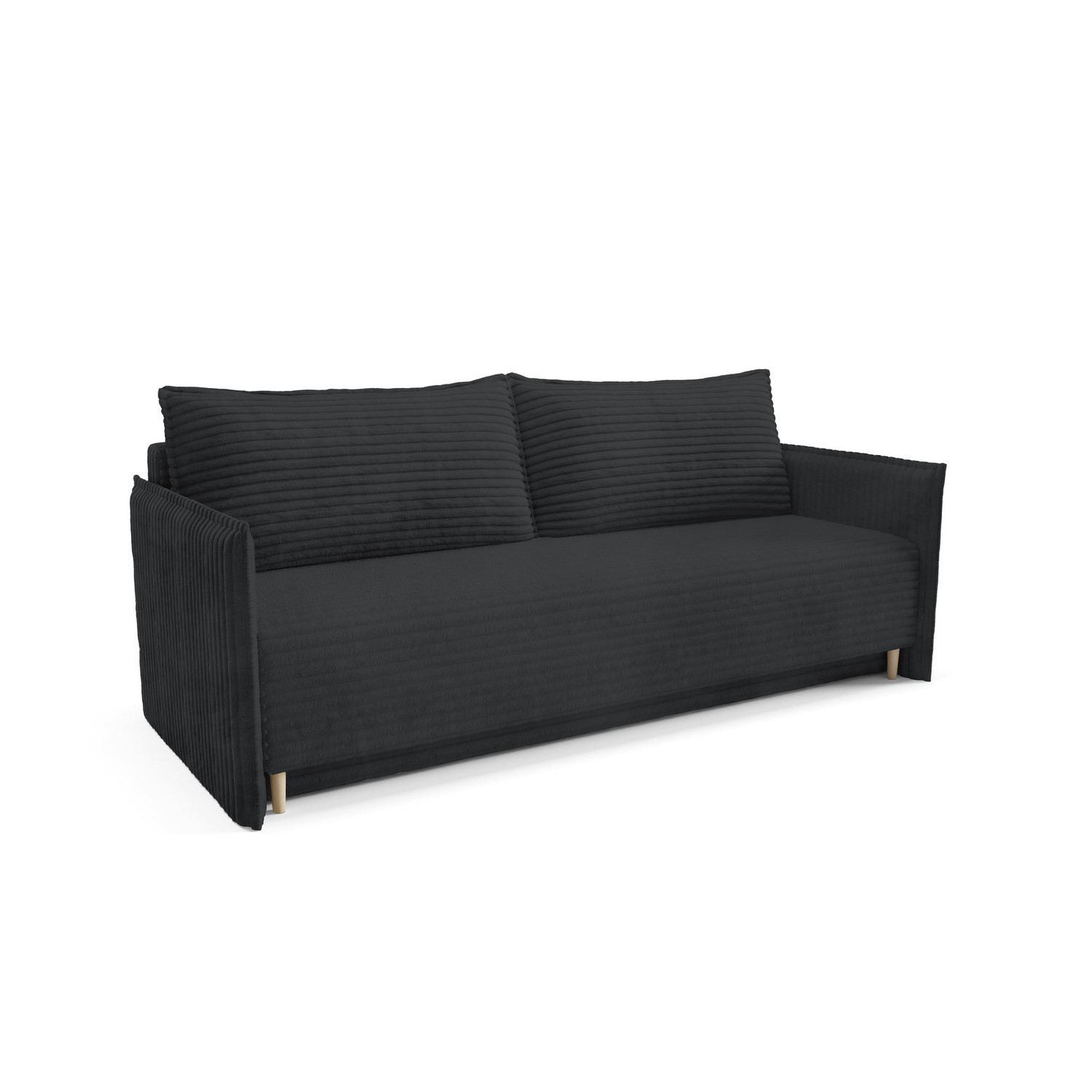 Rozkládací pohovka NUBIS Černá