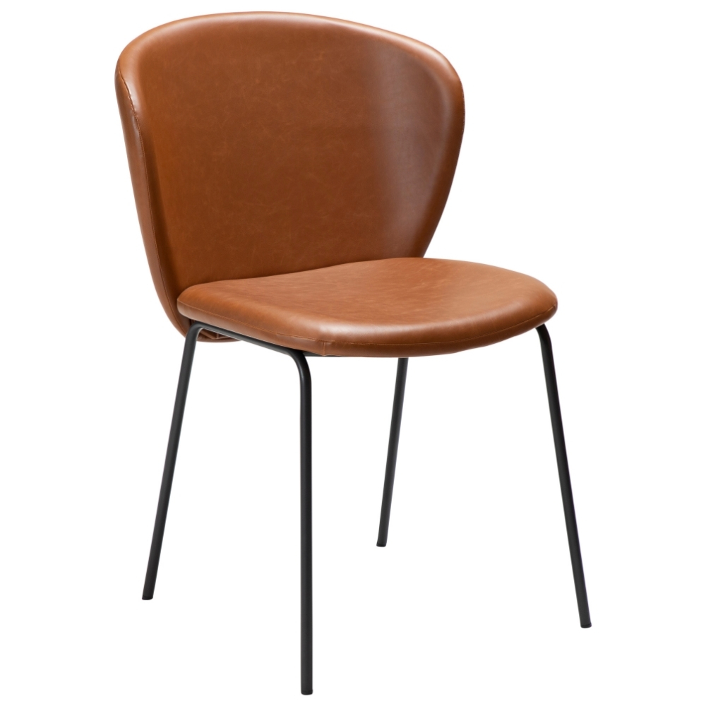 ​​​​​Dan-Form Hnědá koženková jídelní židle DAN-FORM Stay