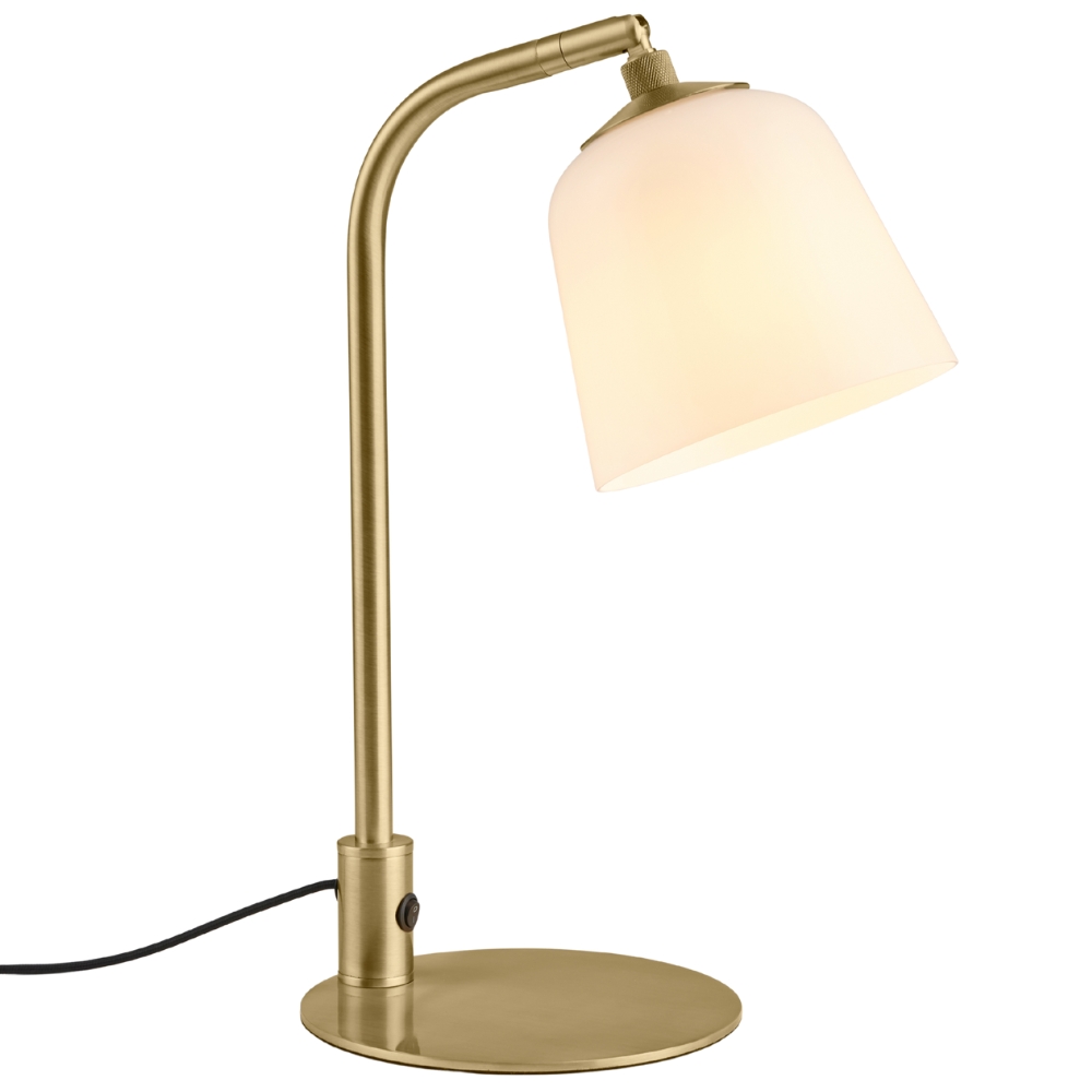 Halo Design Bílá skleněná stolní lampa Room 49 40 cm