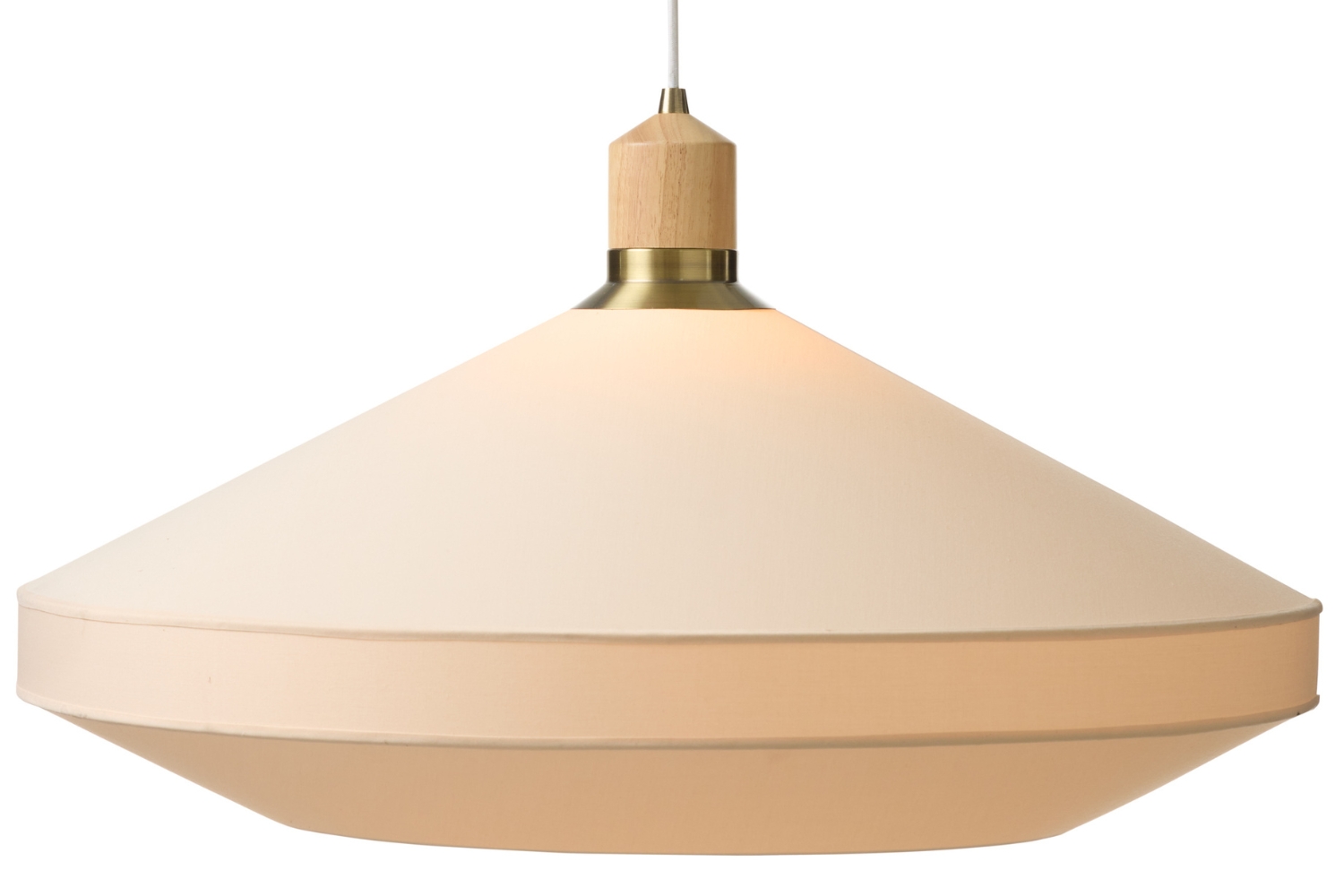 Halo Design Krémově bílé závěsné světlo Paris Soft 72 cm