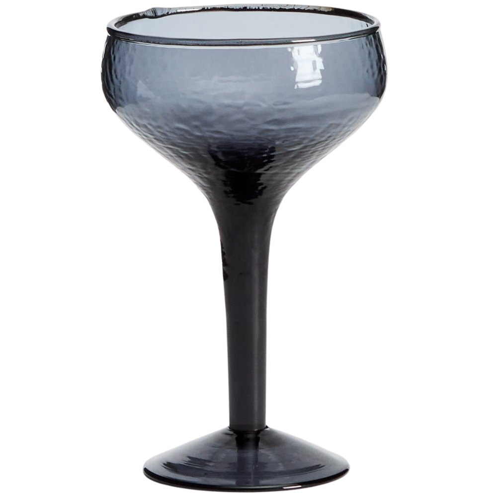 Kave Home Modrá sklenice na víno Sileia