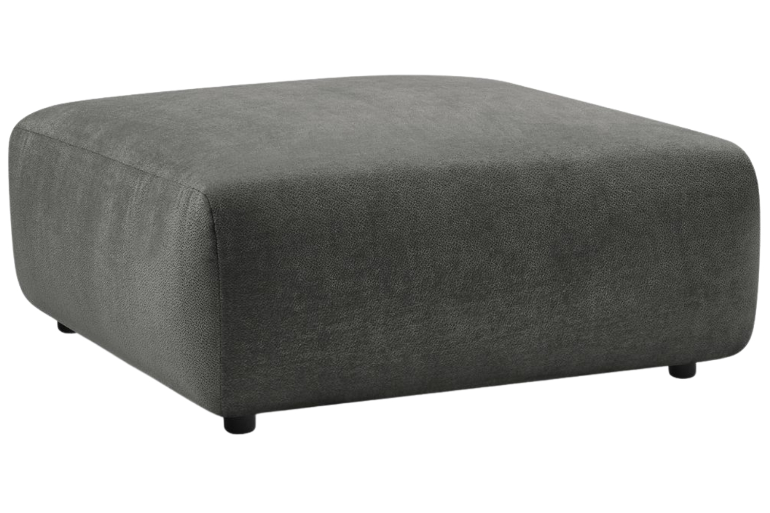 Bobochic Paris Šedá podnožka Lucien 108 x 108 cm