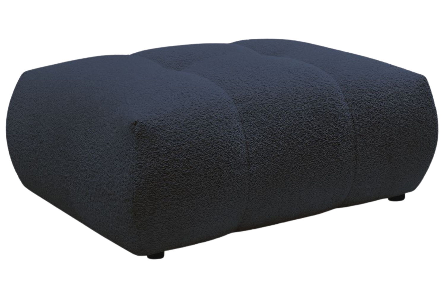 Bobochic Paris Tmavě modrá bouclé podnožka Fuji 112 x 80 cm