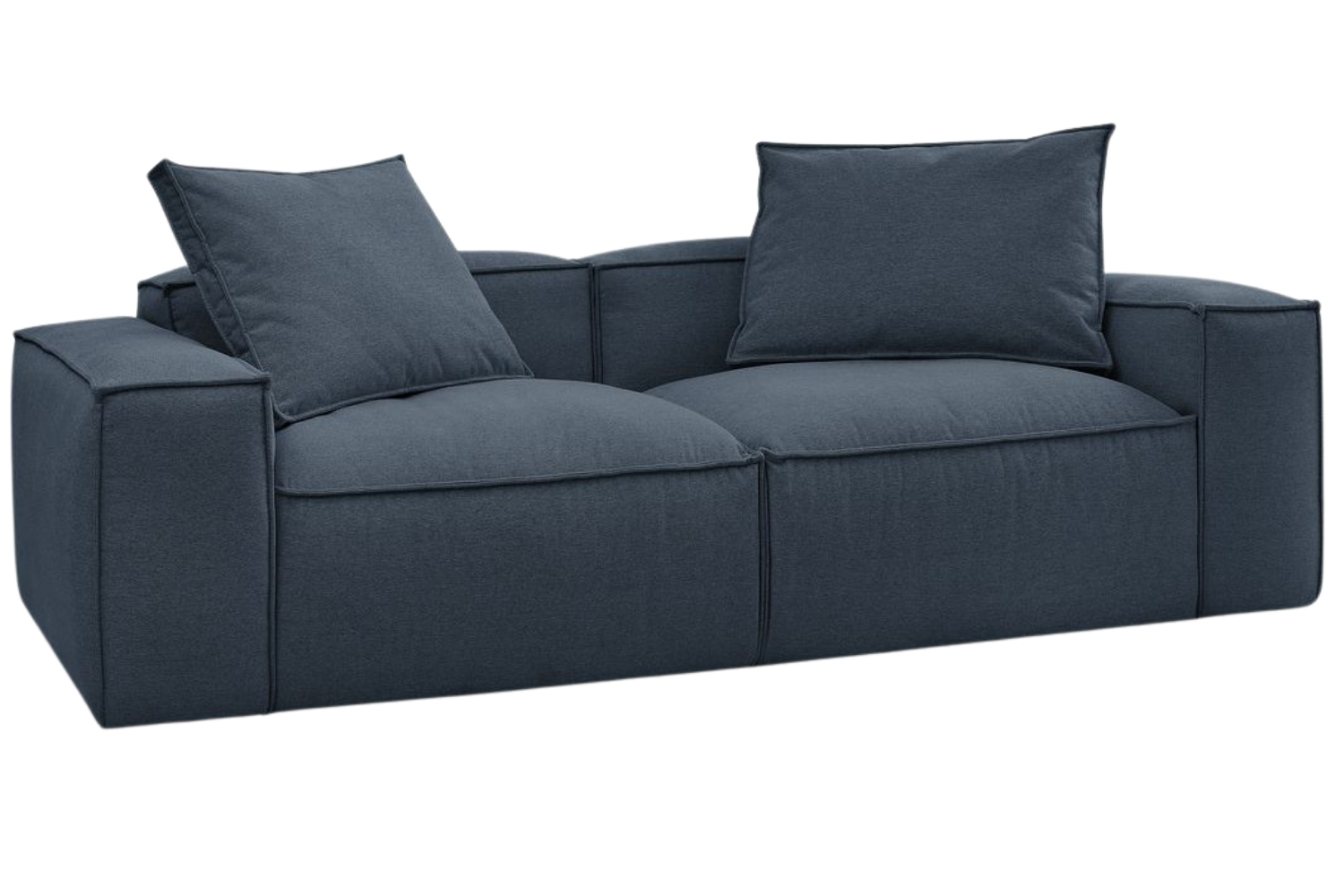 Bobochic Paris Tmavě modrá trojmístná pohovka Boheme 260 cm