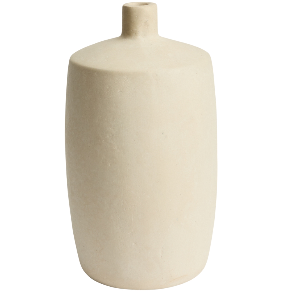 Kave Home Béžová váza Mireni 39 cm