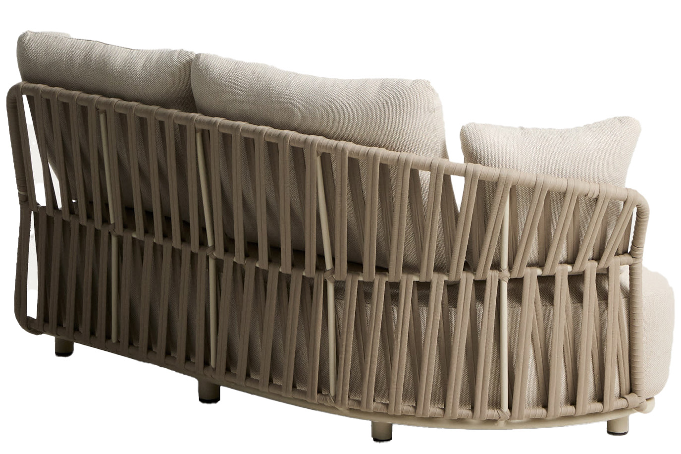 Kave Home Béžový zahradní modul Osani 170 cm s výpletem