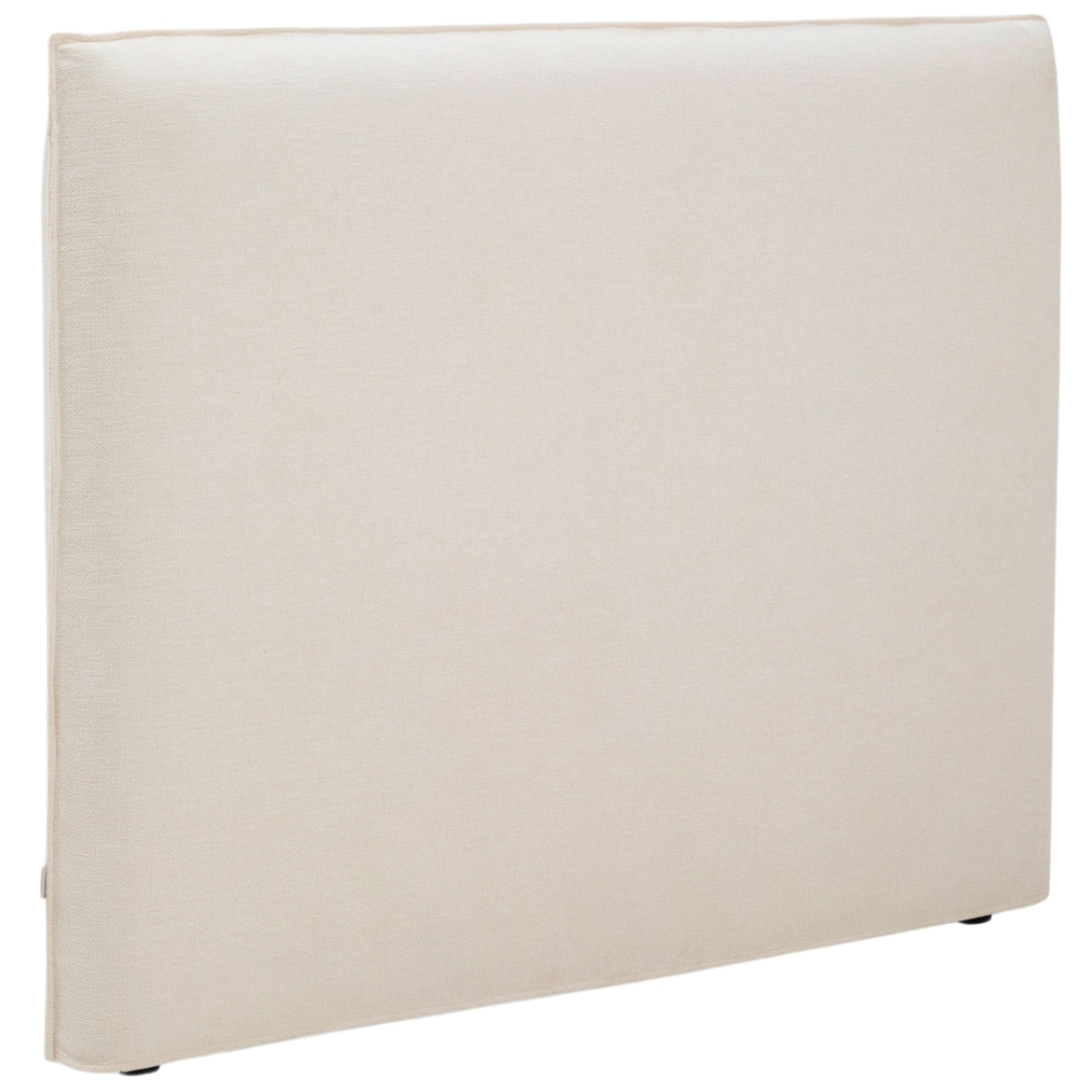 Kave Home Bílé čalouněné čelo k posteli Jaira 150 cm