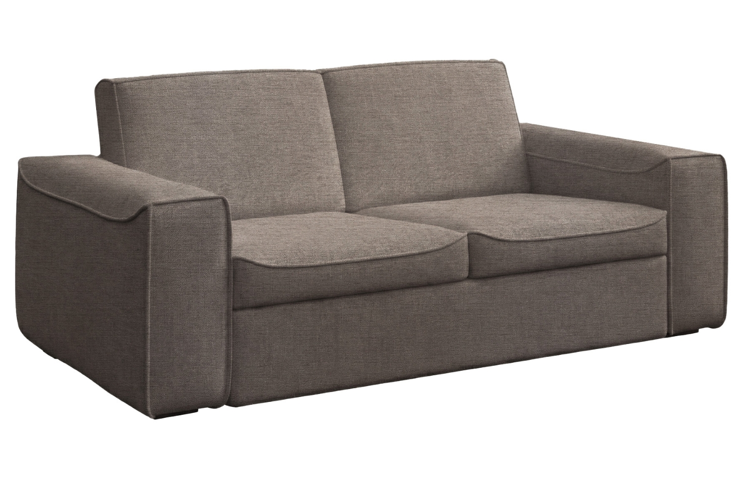 Mesonica Hnědá rozkládací pohovka Munro 205 cm