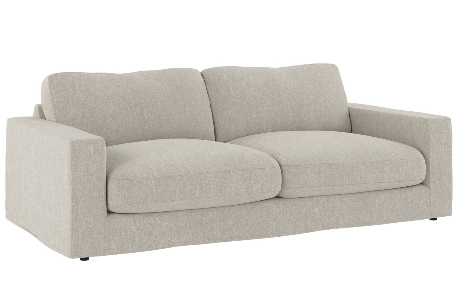 Rowico Béžová trojmístná pohovka LANGDON 216 cm