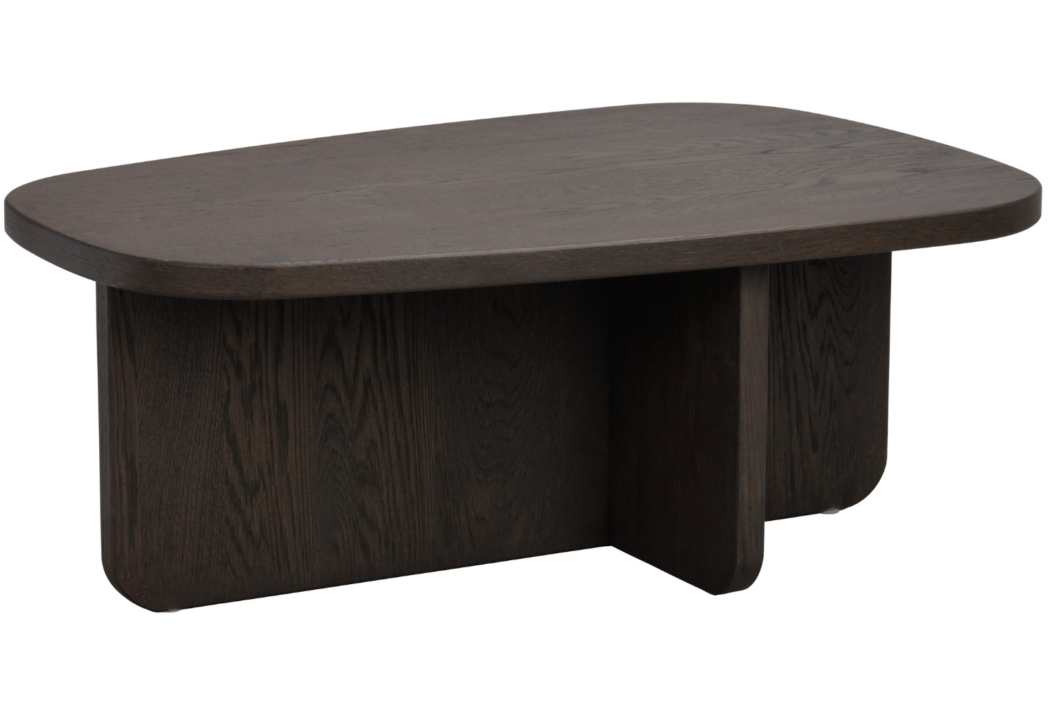 Rowico Hnědý dubový koneferenční stolek BILLINGS 89 x 59 cm