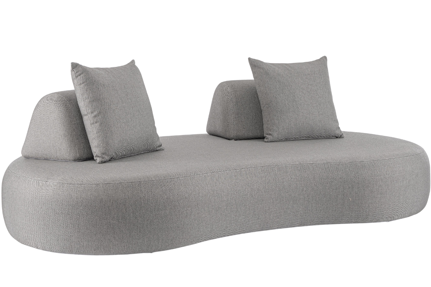 Bizzotto Šedá zahradní pohovka Cooper 225 cm