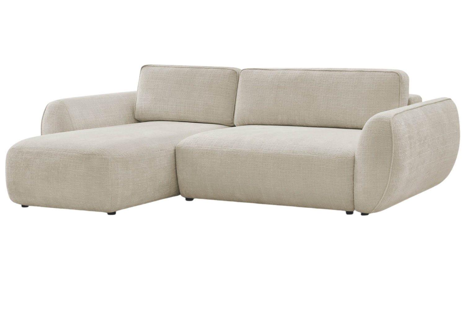 Bobochic Paris Béžová rozkládací pohovka Denise 258 cm