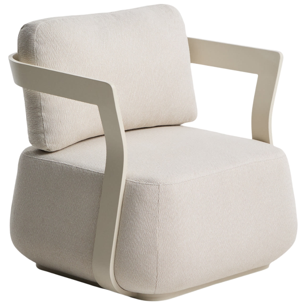 Kave Home Krémové zahradní křeslo Tamaris