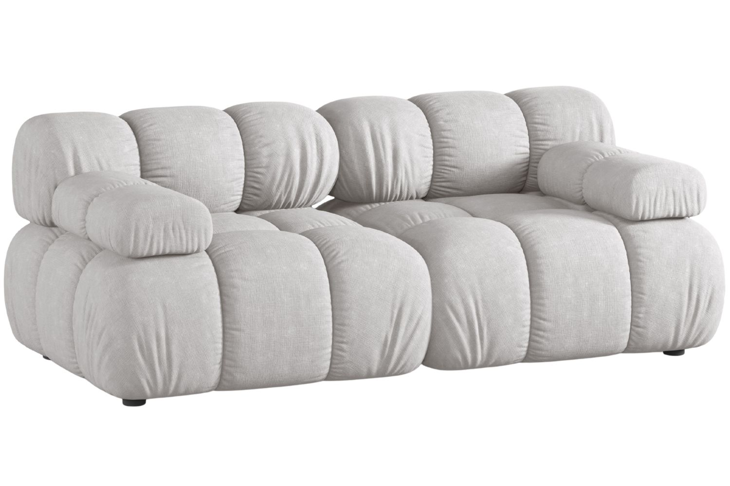 Micadoni Světle šedá dvoumístná pohovka Bellis II. 188 cm