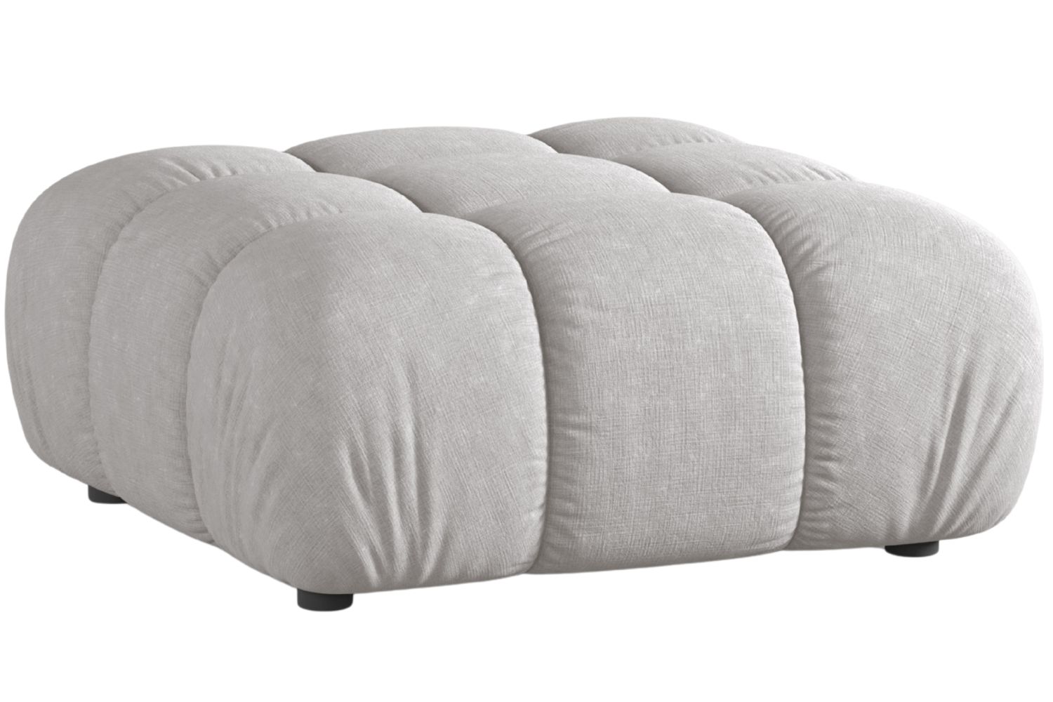 Micadoni Světle šedá podnožka Bellis II. 94 x 94 cm