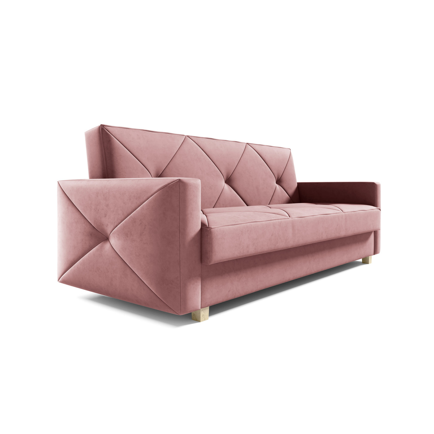 Rozkládací pohovka Primo Růžová