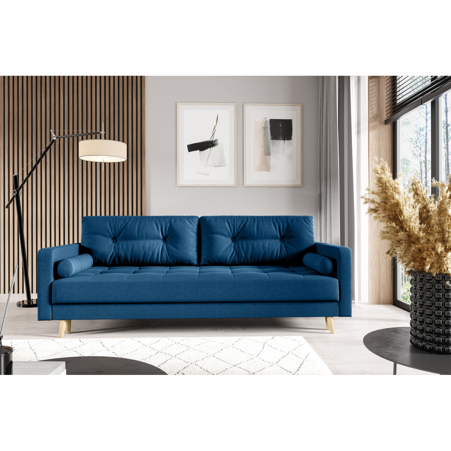 Rozkládací pohovka Mora Modrá