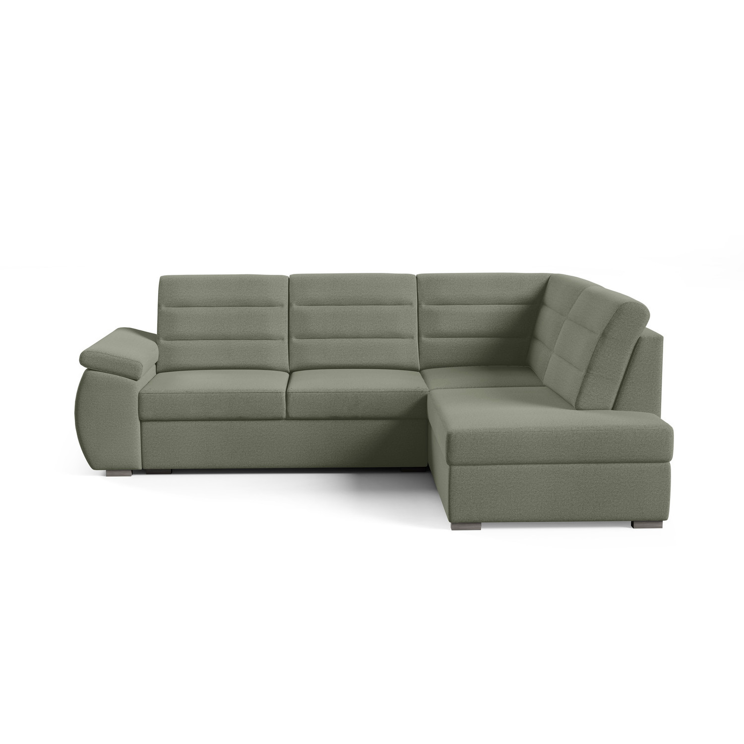 Rohová sedací souprava ASPEN Pravá Zelená I