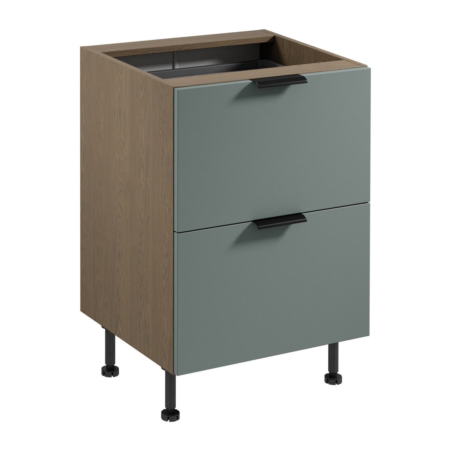 Kuchyňská skříňka SORENTO D60S2+1 AX -  Baltic Storm Zelená