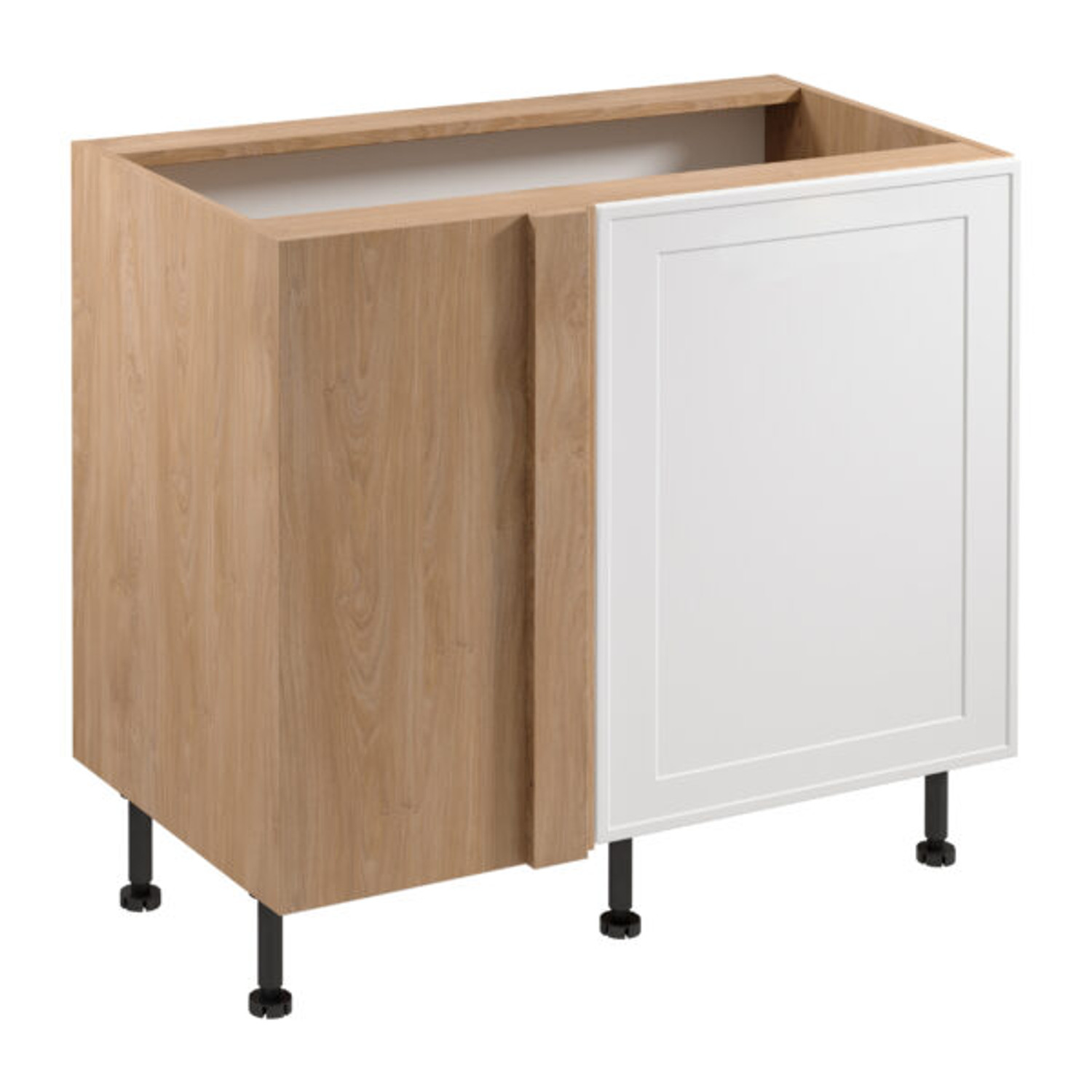 Kuchyňská skříňka SORENTO D100N - P/L -  Puccini/bílý rám