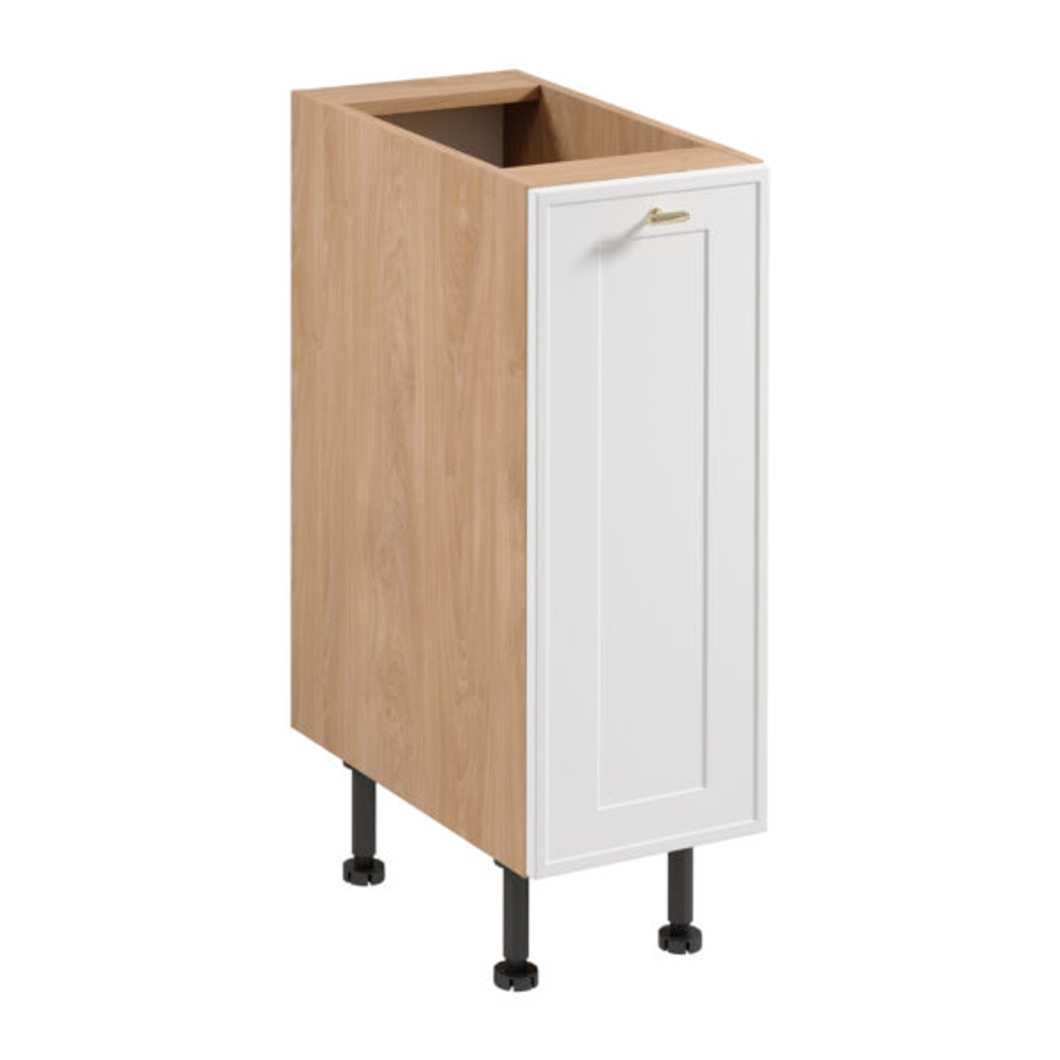 Kuchyňská skříňka SORENTO D30 - P/L - Puccini/ bílý rám