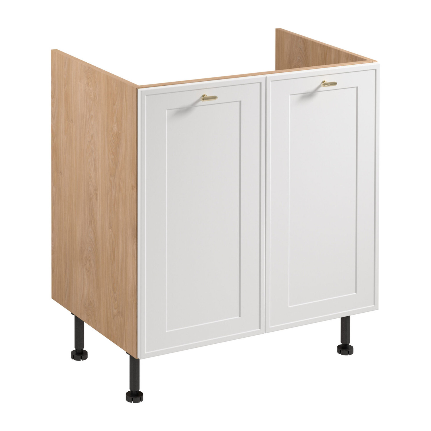 Kuchyňská skříňka SORENTO D80Z -   Puccini/bílý rám