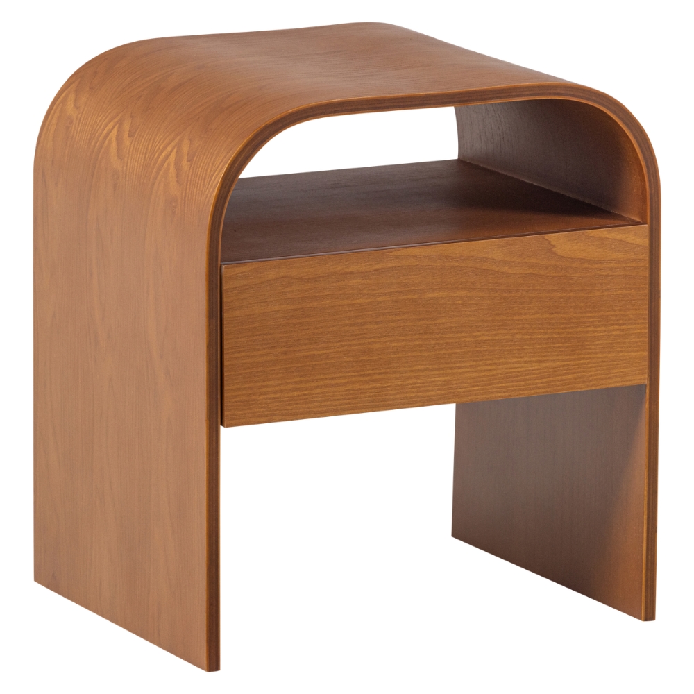 WOOOD Hnědý noční stolek Momo 40 x 34 cm