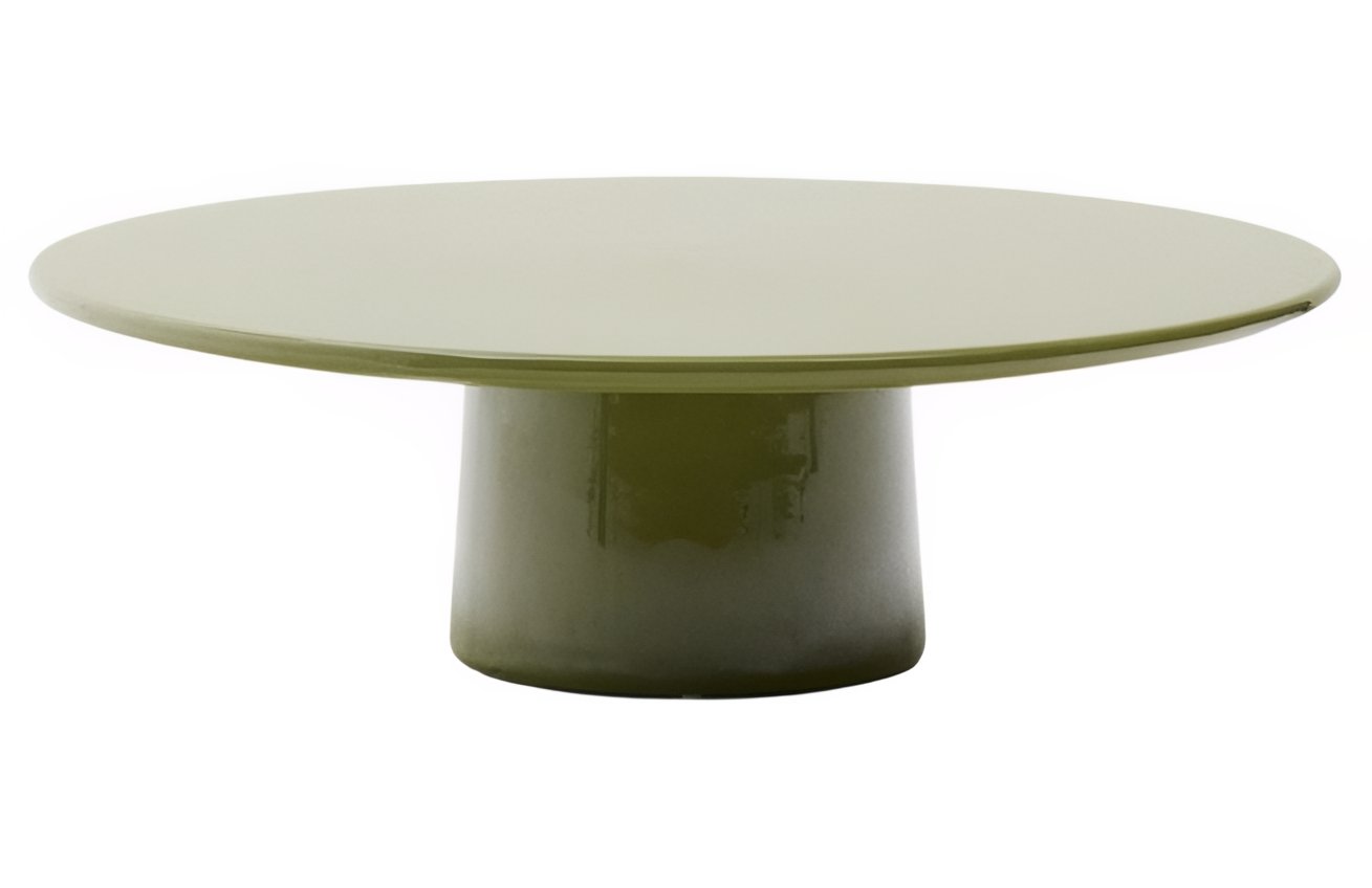 Zelený zahradní stolek Kave Home Albanella 110 cm – vystavený kus